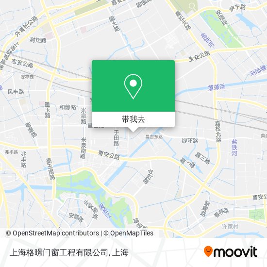 上海格暻门窗工程有限公司地图