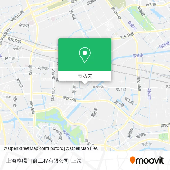 上海格暻门窗工程有限公司地图