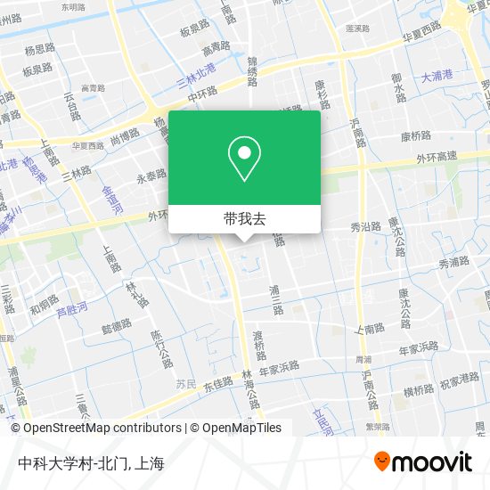 中科大学村-北门地图