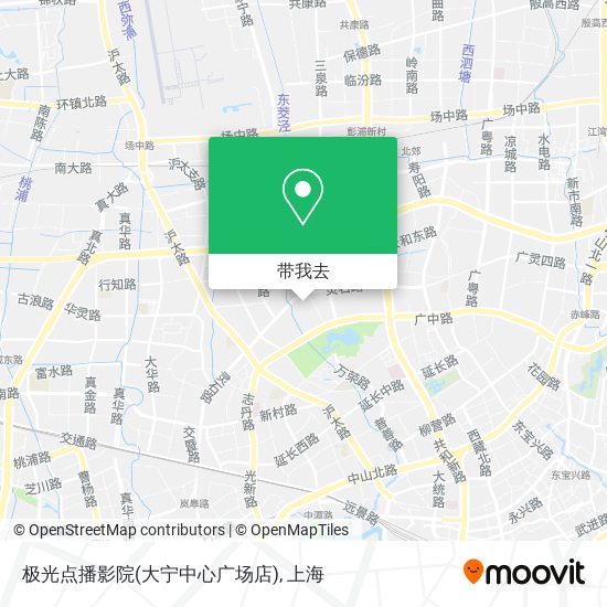 极光点播影院(大宁中心广场店)地图