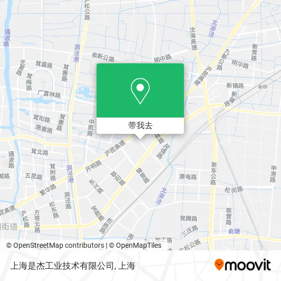 上海是杰工业技术有限公司地图