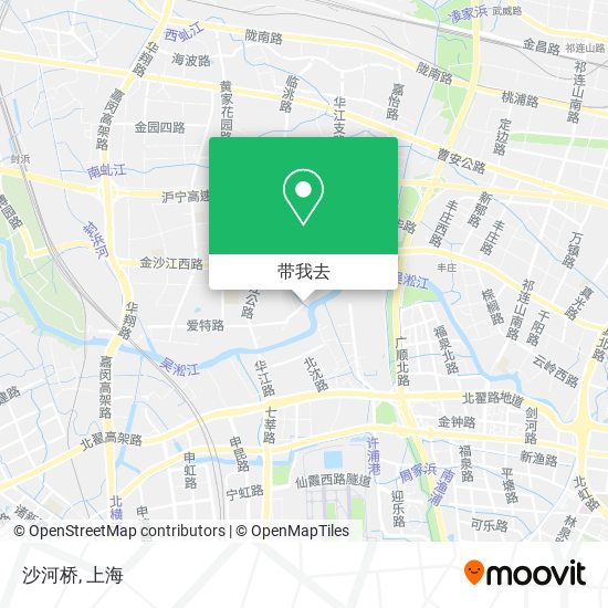 沙河桥地图