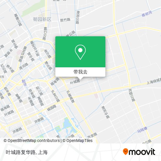 叶城路复华路地图