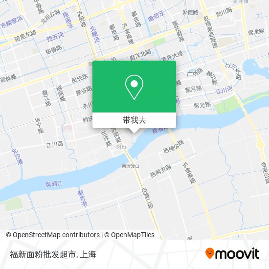 福新面粉批发超市地图