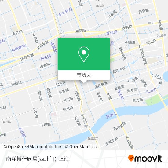 南洋博仕欣居(西北门)地图