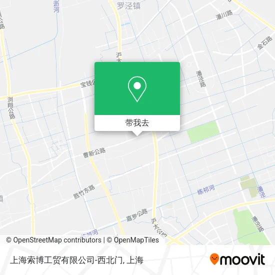 上海索博工贸有限公司-西北门地图