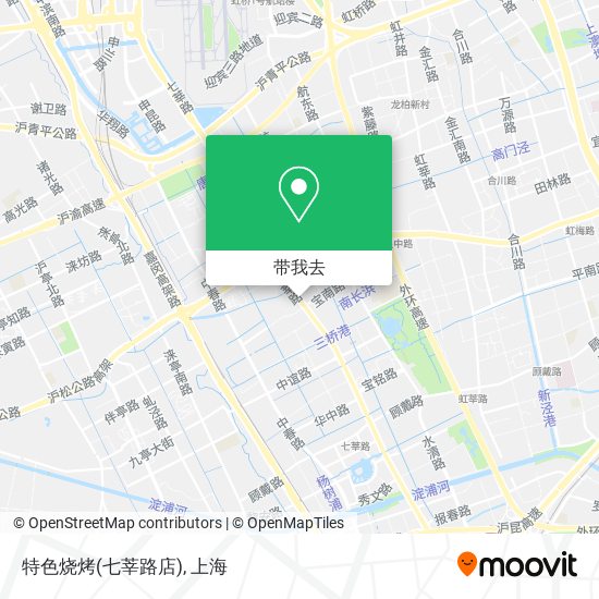 特色烧烤(七莘路店)地图