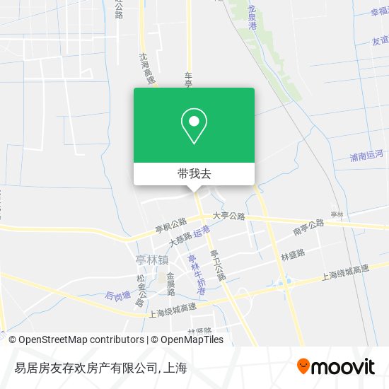 易居房友存欢房产有限公司地图