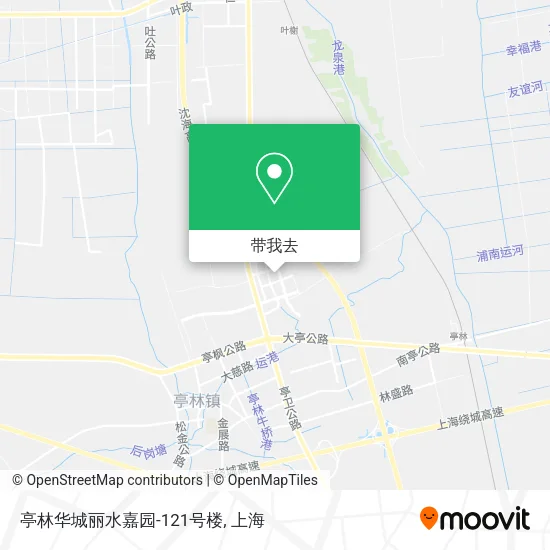 亭林华城丽水嘉园-121号楼地图