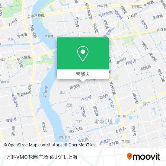 万科VMO花园广场-西北门地图