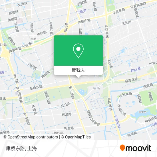 康桥东路地图
