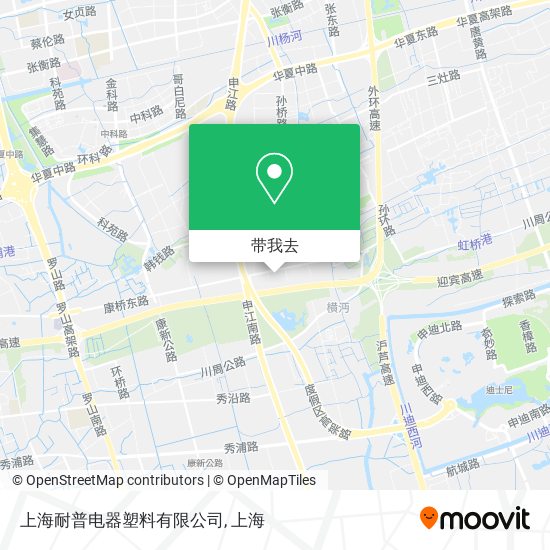 上海耐普电器塑料有限公司地图