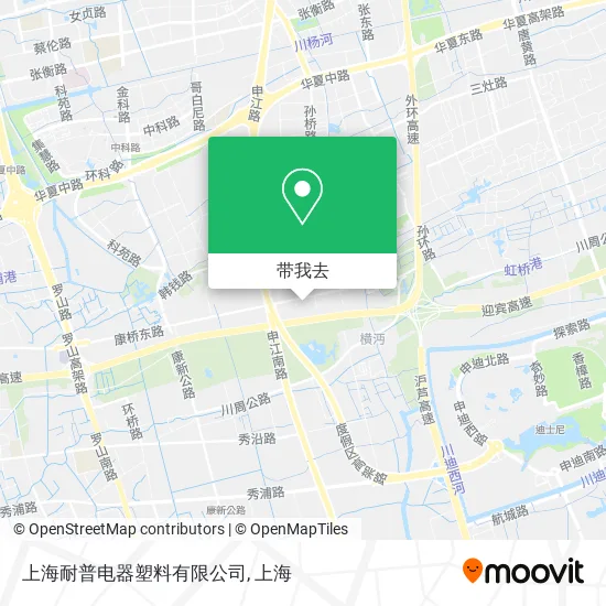 上海耐普电器塑料有限公司地图