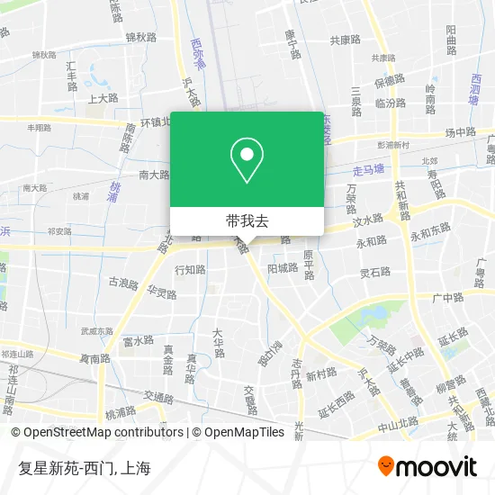 复星新苑-西门地图