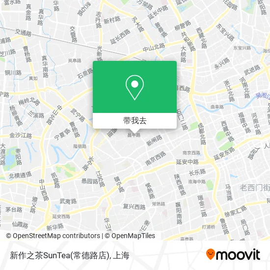 新作之茶SunTea(常德路店)地图