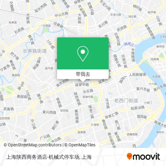 上海陕西商务酒店-机械式停车场地图