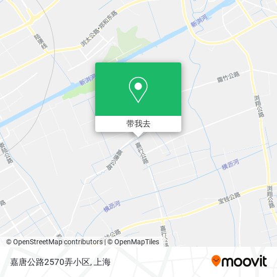 嘉唐公路2570弄小区地图