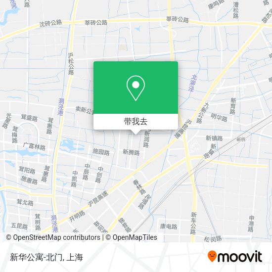 新华公寓-北门地图