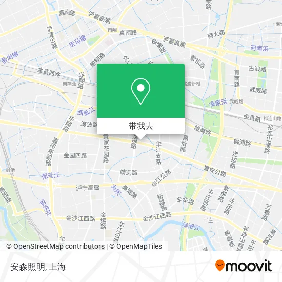 安森照明地图