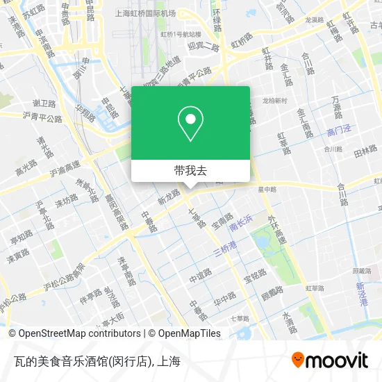 瓦的美食音乐酒馆(闵行店)地图