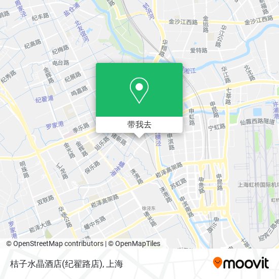 桔子水晶酒店(纪翟路店)地图