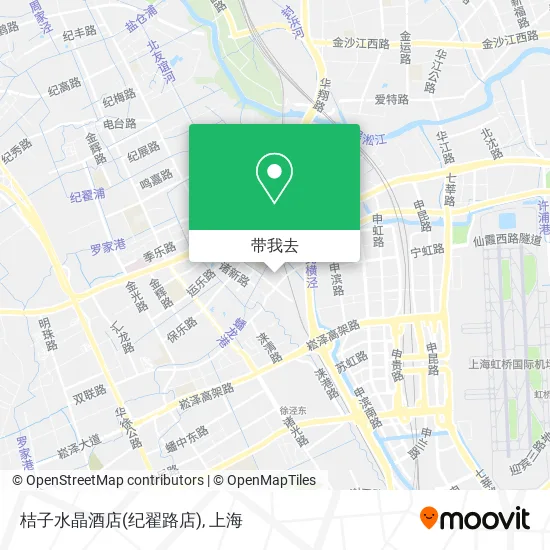桔子水晶酒店(纪翟路店)地图