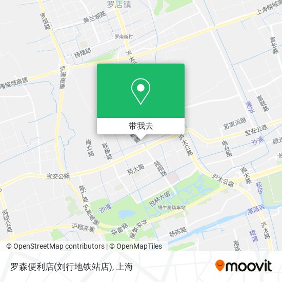 罗森便利店(刘行地铁站店)地图