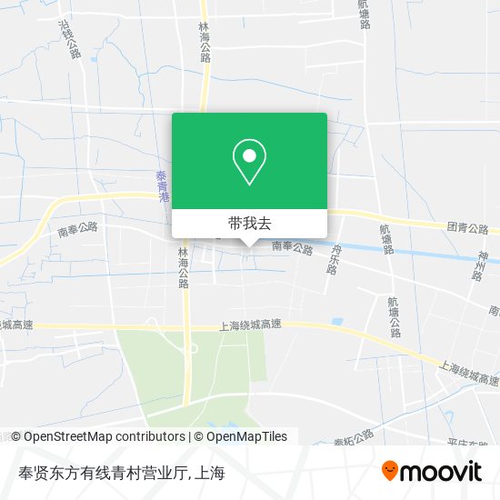 奉贤东方有线青村营业厅地图