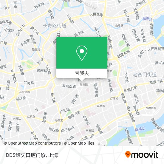 DDS缔失口腔门诊地图