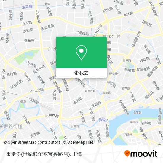 来伊份(世纪联华东宝兴路店)地图