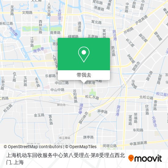 上海机动车回收服务中心第八受理点-第8受理点西北门地图
