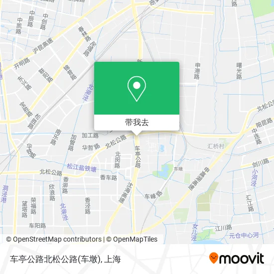 车亭公路北松公路(车墩)地图