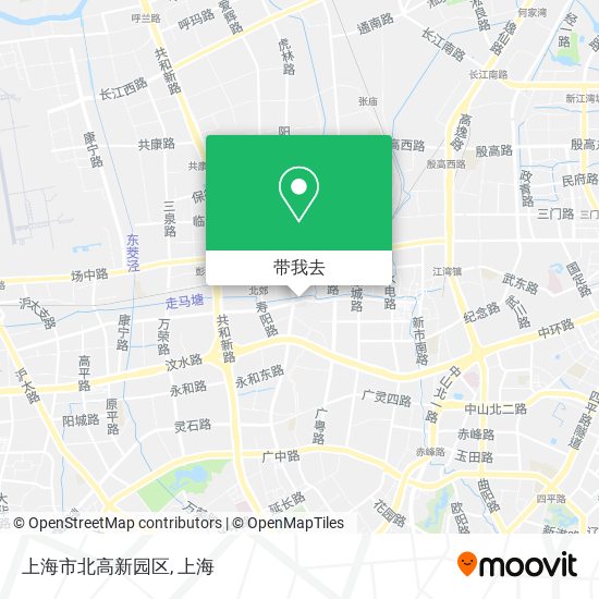 上海市北高新园区地图