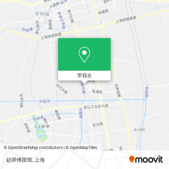 赵师傅面馆地图