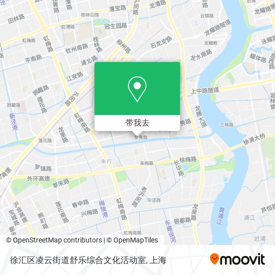 徐汇区凌云街道舒乐综合文化活动室地图