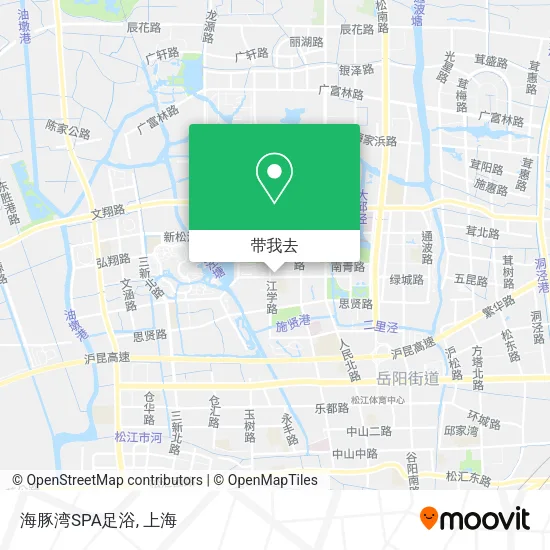 海豚湾SPA足浴地图