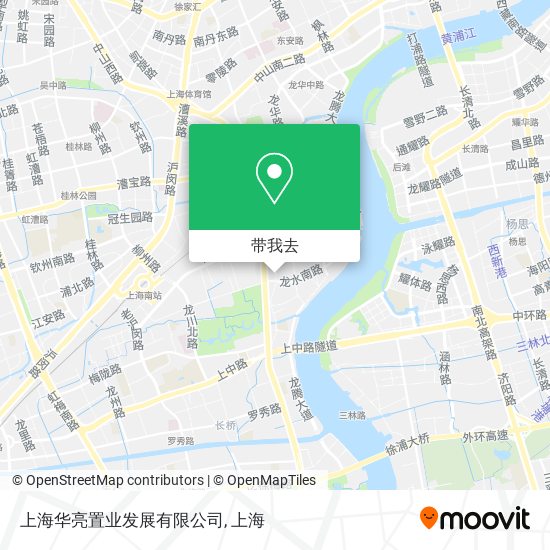 上海华亮置业发展有限公司地图