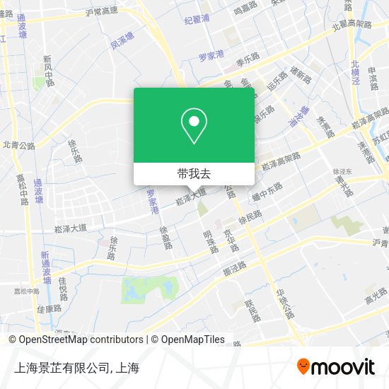 上海景芷有限公司地图