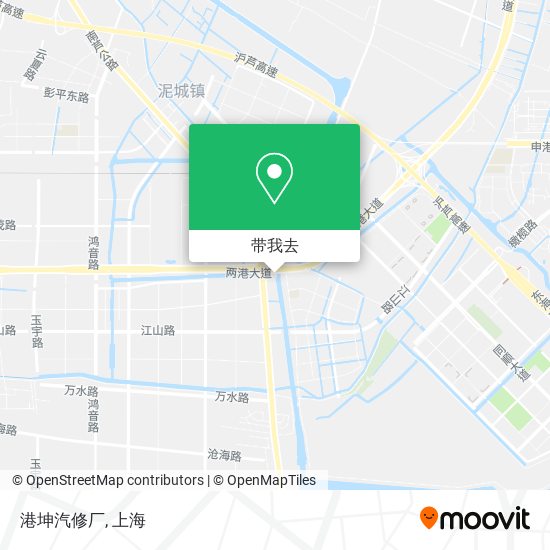 港坤汽修厂地图
