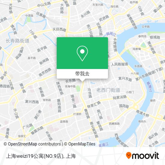 上海weizi19公寓(NO.9店)地图
