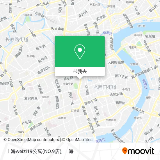 上海weizi19公寓(NO.9店)地图