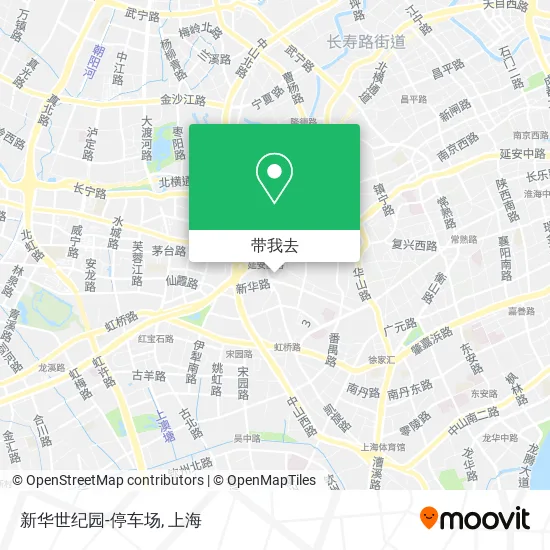 新华世纪园-停车场地图