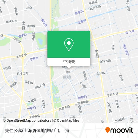 兜住公寓(上海唐镇地铁站店)地图