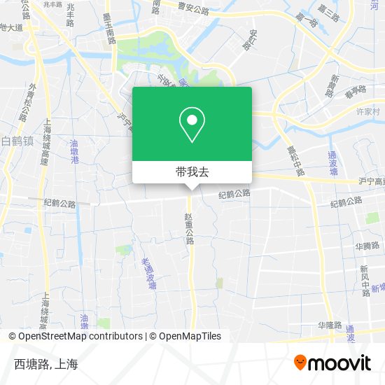 西塘路地图