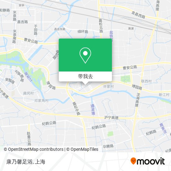 康乃馨足浴地图