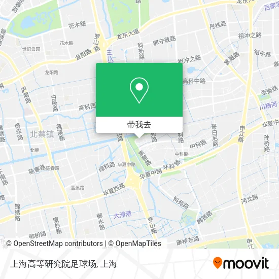 上海高等研究院足球场地图