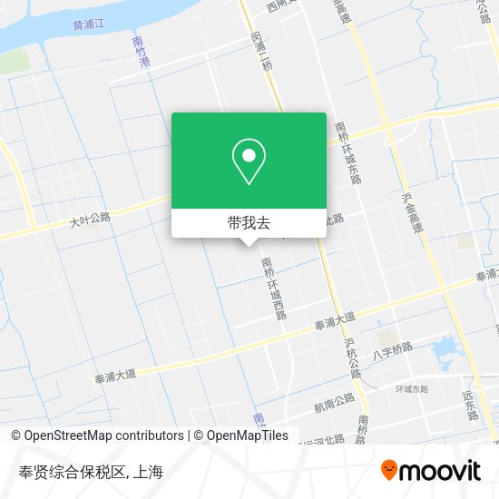 奉贤综合保税区地图