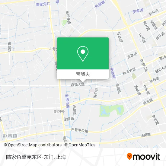 陆家角馨苑东区-东门地图