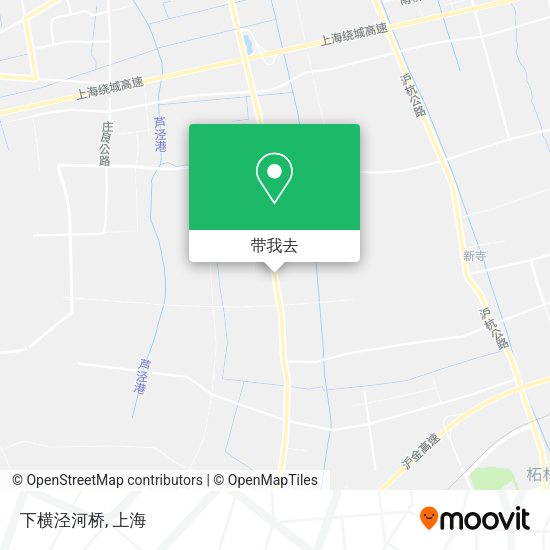 下横泾河桥地图