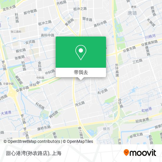甜心港湾(孙农路店)地图